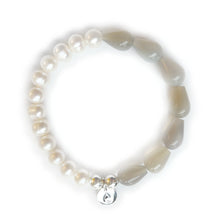 Lade das Bild in den Galerie-Viewer, Bracelet Grey Achat