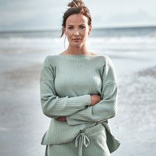 Lade das Bild in den Galerie-Viewer, Strick Set Pullover und Hose aus Baumwolle