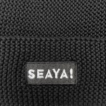 Lade das Bild in den Galerie-Viewer, schwarze Strickmütze