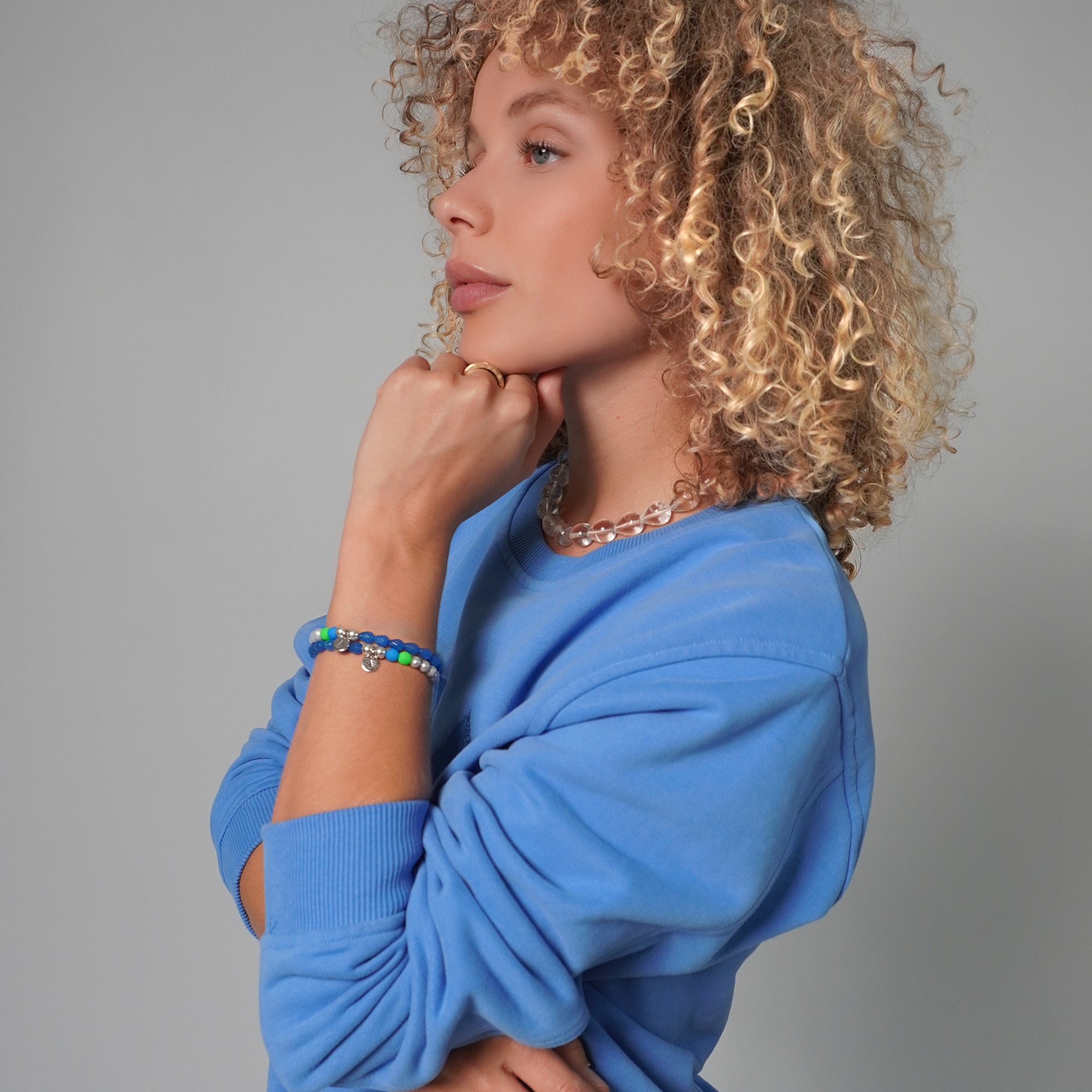 Bracelet Sky Blue Jade