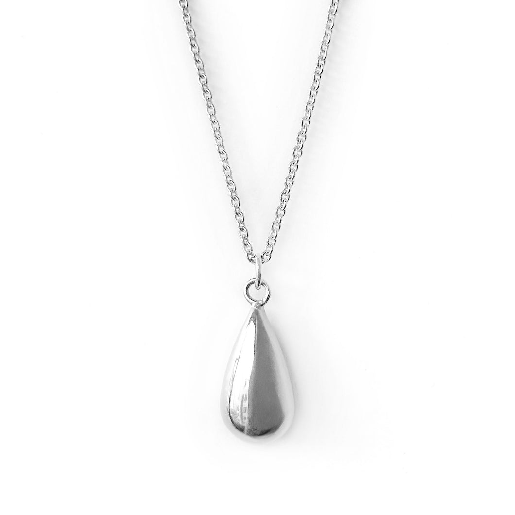 Necklace Silver Drop