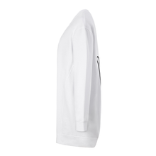 Lade das Bild in den Galerie-Viewer, Yoga Sweatshirt lang in Weiß aus Organic Cotton mit Stickerei
