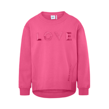 Lade das Bild in den Galerie-Viewer, Sweatshirt pink Biobaumwolle Stickerei
