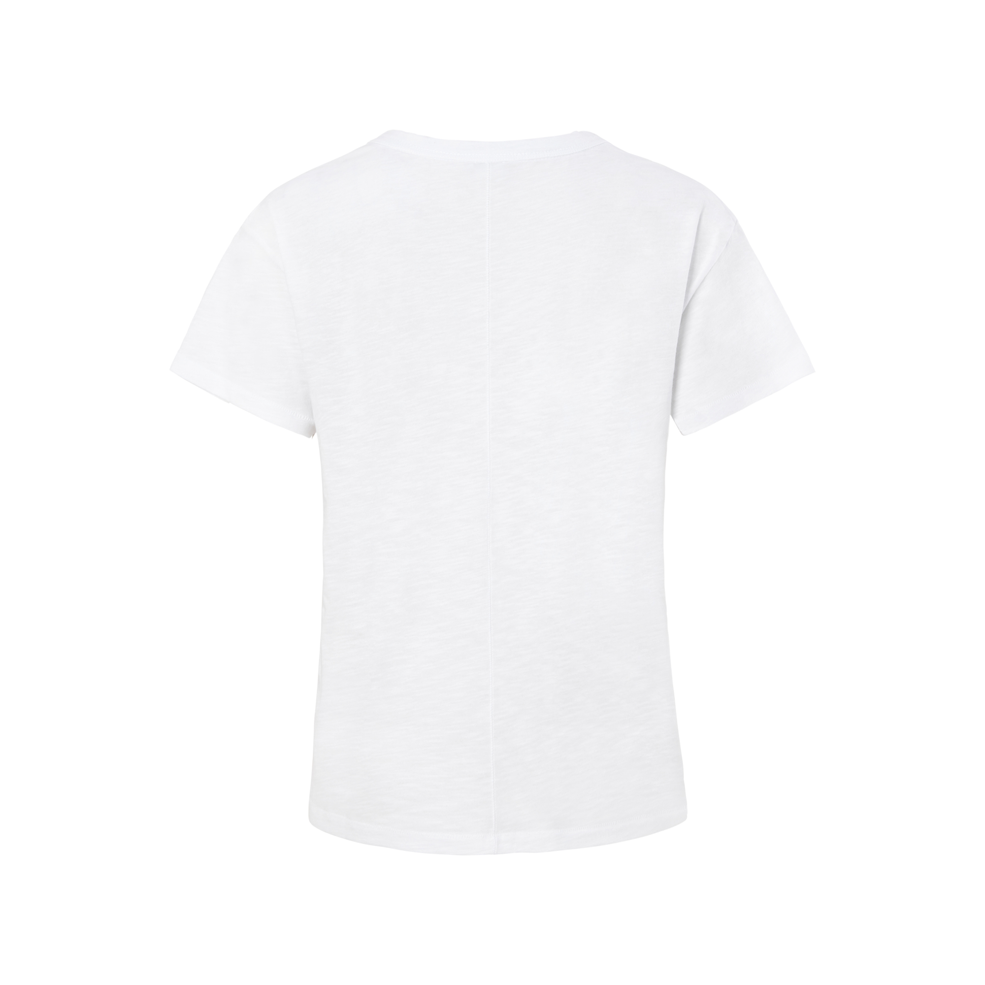weißes T-Shirt aus Organic Cotton mit Druck