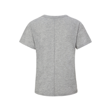 Lade das Bild in den Galerie-Viewer, grau Melange T-Shirt aus Organic Cotton mit Druck

